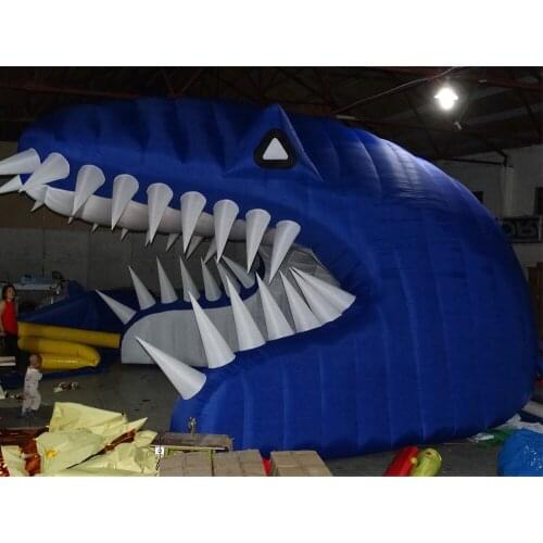 New style inflatable shark tent Oxford cloth megalodon tent for advertisement event party event