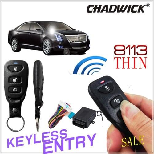 NEW THIN Controller 12V Universal Keyless Entry System for car remote Central Door Lock Vehicle locking CHADWICK 8113 car alarm
