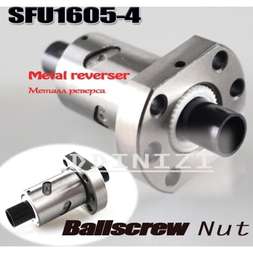 1pcs NEW SFU1605 ballscrew nut 16 mm ball screw single nut match use 1605-4 nut housing bracket CNC DIY Carving machine parts
