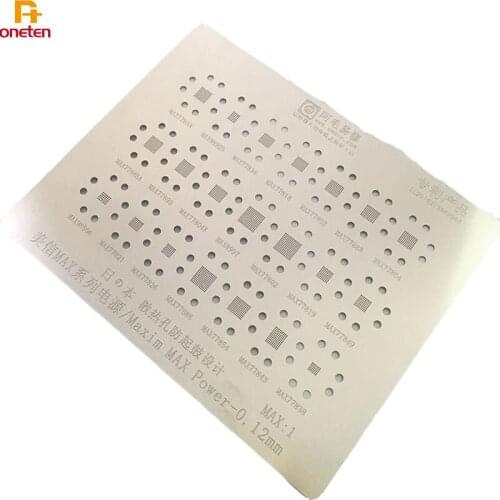 Amao Small Power IC Bga Reballing Stencil For Xiaomi Huawei VIVO OPPO Motherboard Small Power IC Solder Webbing Net