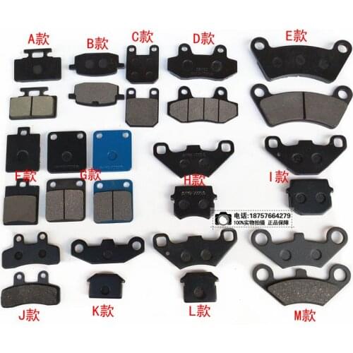 Bicycle Disc Brake Pads 4 Pairs Mountain Bike Copper Semimetal Hydraulic Disc Brake Pads for Shimano Bicycle Parts Replacement