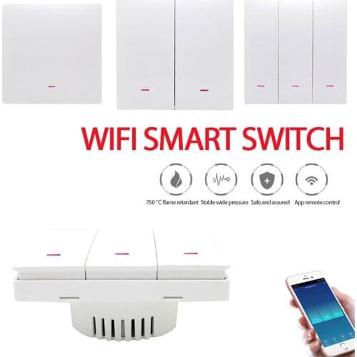 Tuya WiFi Switch European Standard Wall Switch Intelligent Timing Function APP Remote Control WiFi Smart Timing Delay Switch