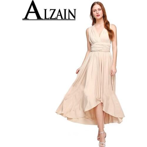 2020 Women Sexy Off Shoulder Dress Long Boho Club Red Bandage Dress Party Multiway Bridrsmaids Convertible Robe