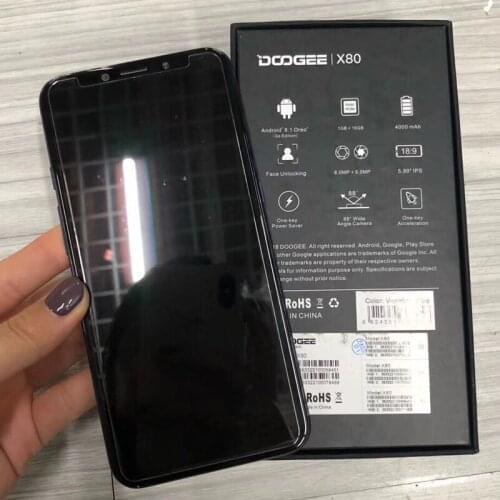 10pcs/lot Tempered Glass Original 9H High Quality Explosion-proof Protective Film Screen Protector for Doogee X80