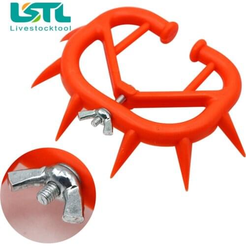 10 pcs Plastic Calf Weaner Durable Cattle Cow Weaner Anti Sucking Milking Stop Kit Calf Nose Ring Farm products