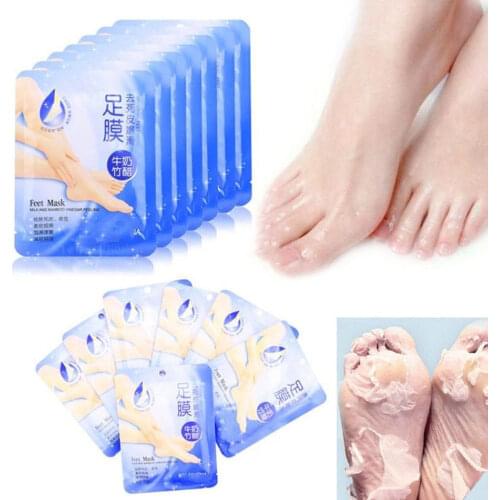 2pcs=1Pair Dead Skin Remover Foot Mask Peeling Mask Exfoliating Pedicure Baby Feet Masks Heel Mask Foot Peel Mask Skin Care