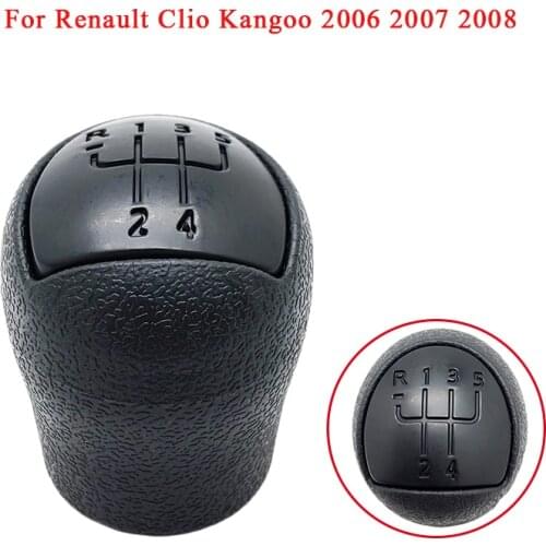 5 Speed Manual Car Gear Shift Knob Lever Stick Shift Handball For Renault Kangoo Clio 2006 2007 2008 Car Accessories