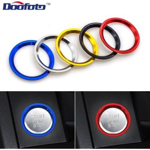 Doofoto Decor Accessories Engine Start Stop Trim Covers Car Styling For Audi A4 B8 B9 BT A5 8T A7 4G8 A6 C7 Q5 8R 2009-2011-2017