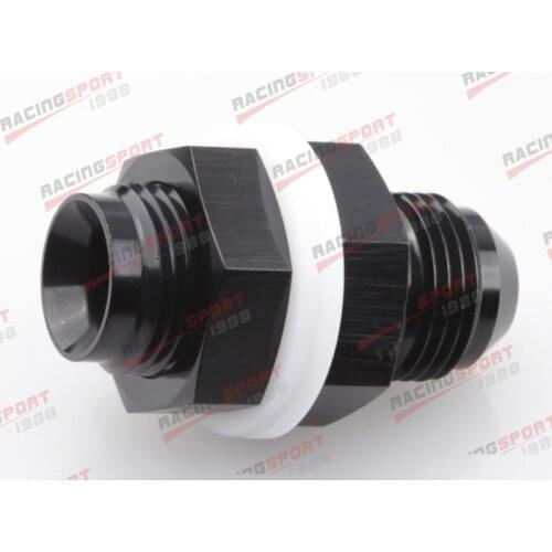 AN -16 16AN AN16 -16AN Fuel Cell Tank Adapter Bulkhead Fitting AD71005 black