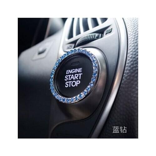 Car-styling Start Stop Button Ignition Key Ring For Geely X7 Vision SC7 MK Cross Gleagle BOUNS M11 INDIS VERY GX7 SX7 ARRIZO