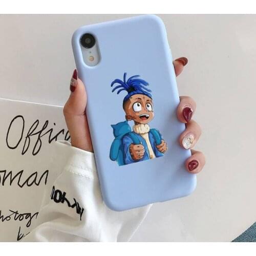 Xxxtentacion Phone Case for iphone 11 Pro Max X XS Max XR Candy Color Soft Cover For iPhone 7 8 6 6S Plus Funda Cases