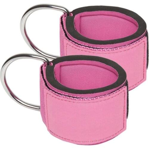 Body Building Resistance Band D-ring Ankle Strap Buckle Gym Newest Multi Thigh Leg Ankle Cuffs Power Weight Lifting Fitness Rope