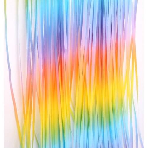 Gradient Series Curtain background Birthday Wedding Photography Props Bride Baby Holiday Celebration Party Decoration 2 Pack