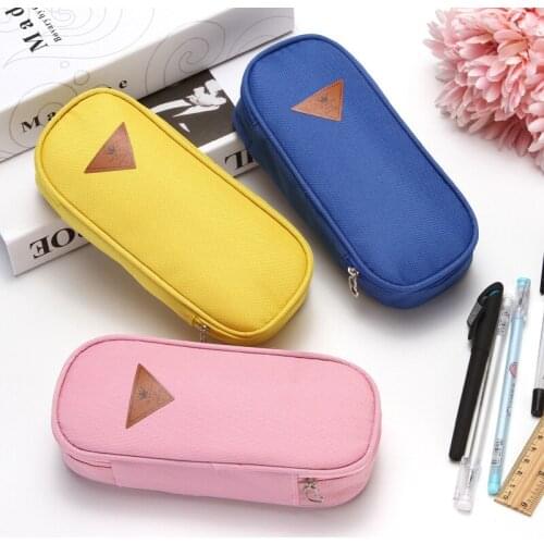 Korean Stationery, Simple-style, High-capacity, Multi-functional, Multi-functional, Multi-functional, Pencil-bag, Flip Case