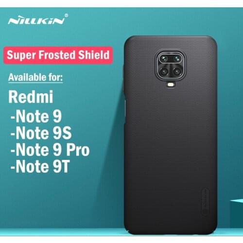 Nillkin Frosted Shield Case for Xiaomi Redmi Note 9S 9T 9 Pro Case Cover Matte Hard Back Cover for Redmi Note 9 Case