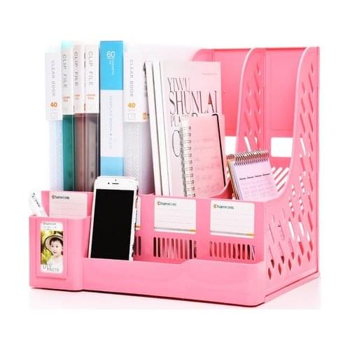Multifunction Office Paper Tray A4 Box Paper Organizer Desk Magazine Holder File Organizer Tray