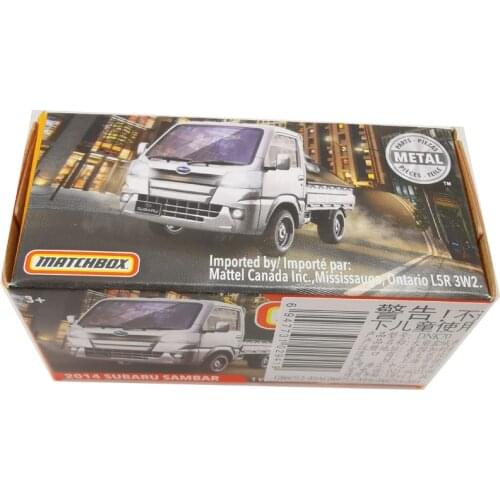 2020 Matchbox Cars 1:64 Car 2014 SUBARU SAMBAR Metal Diecast Alloy Model Car Toy Vehicles