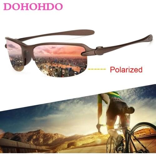 DOHOHDO New Sports Sunglasses Polarized Polaroid Fishing Sun Glasses Goggles UV400 Men Women Sun Glasses For Men De Sol Feminino