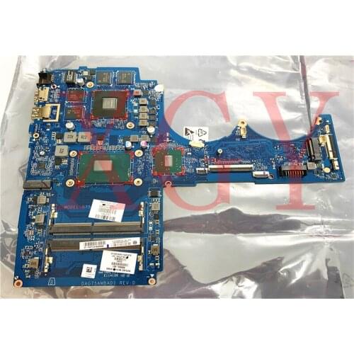 New for hp 15-cb Laptop motherboard DAG75AMBAD1 926304-601 cpu i7 7700hq gpu gtx1050 2gb 100% test OK