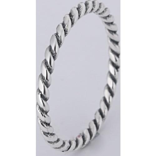 A wholesale Sale Fashion jewelry jewelry Pave Setting charm 925 silver Retro Ring Ring for woman