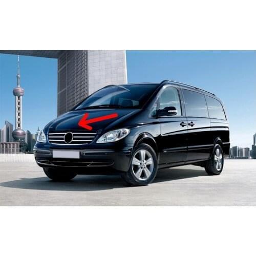 For Mercedes w639 Hood Star Emblem Front Badge V Class 2003-2014 Vito Viano Aftermarket A1298880116