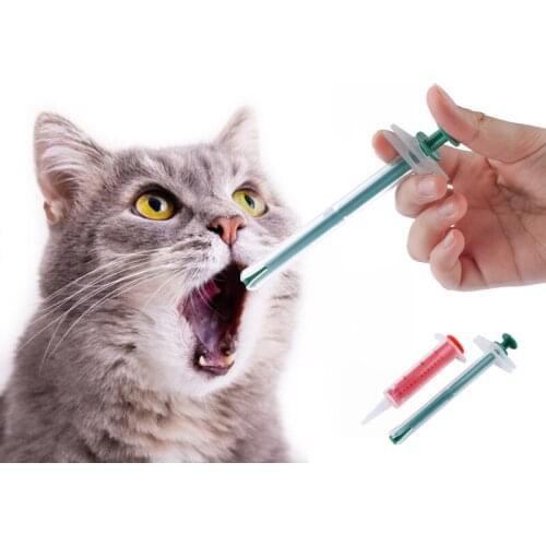 10 Pcs Pet Pill Injector Oral Tablet Capsule or Liquid Medical Feeding Tool Kit Syringes for Cats Dog Small Animals Wholesale X2