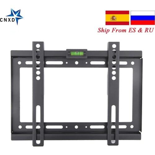 Slim LCD LED Plasma Fixed TV Wall Mount Bracket 14~32 Inch Max VESA 200*200mm Super Strong 88lbs Weight Capacity