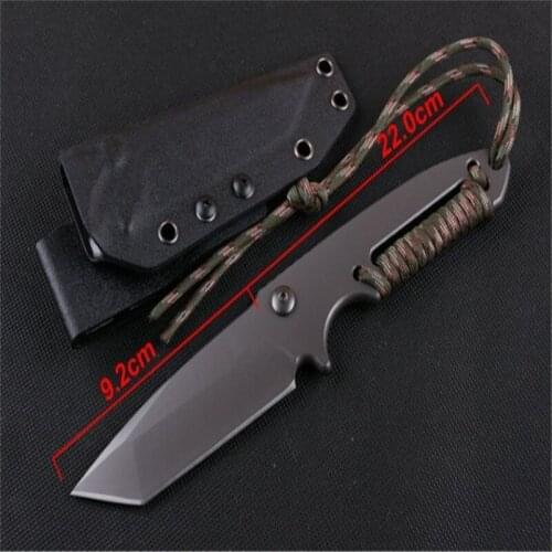 Advance. U.S. Special Strike Team Saber Straight Knife D2 Sharp Blade High Hardness Outdoor Survivcal Hunting EDC Tool