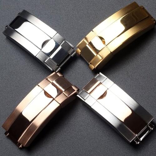 16 18mm Band Clasp For Rolex DAYTONA SUBMARINER Datejust GMT Watch Accessories Stainless Steel Watch Clasp Deployant Buckle