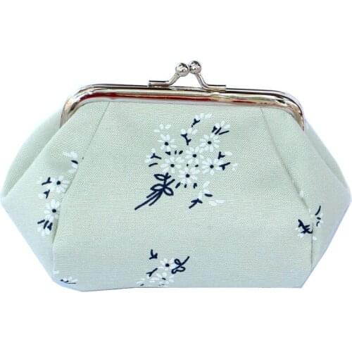 10PCS Unisex cotton Purse Card Key Mini Purse Pouch Canvas Bag Small Zipper Coin Purse Card Holder Wallet Five Colors Available