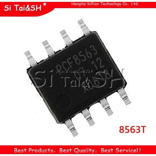10pcs/lot 8563T Real Time Clock Chip PCF8563 PCF8563T SOP-8 original authentic