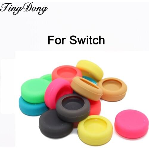 100pcs Silicone Analog Thumb Stick Grips Caps for Nintend Switch NS JoyCon Controller Sticks Cap Skin for Joy Con Cover