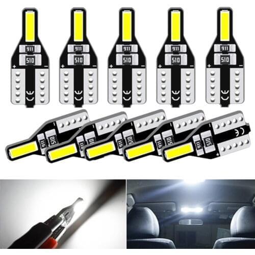 10x T10 W5W 194 LED Bulb Car Interior Lighting for Toyota Tacoma Land Cruiser 4Runner Fortuner Tundra Highlander Hiace Avensis