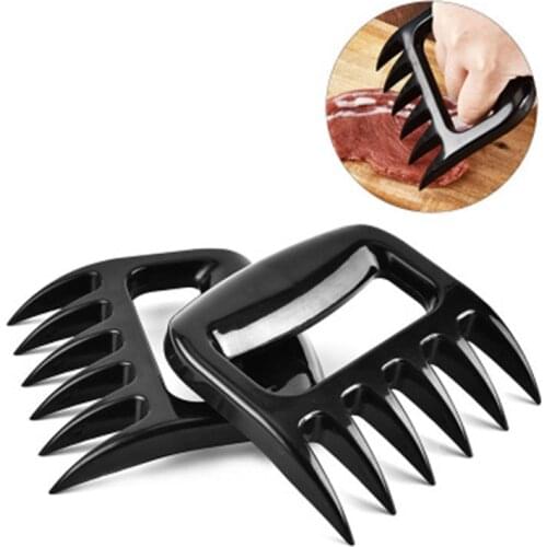 2pcs Bear Claws Barbecue Fork Manual Pull Meat Shred Pork Clamp Roasting Fork Kitchen BBQ Tools Pull Shred Pork Cooking Tools