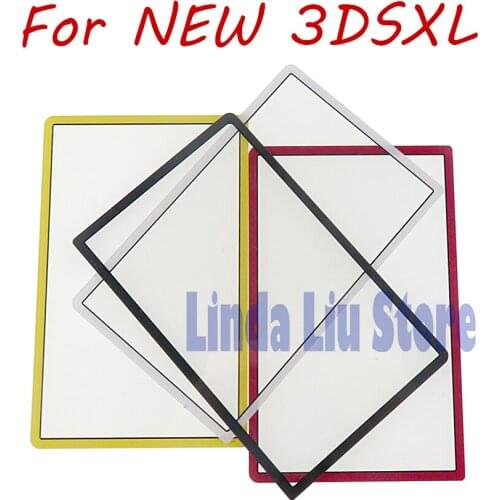 5PCS/LOT Plastic Top screen lens Front LCD Screen Frame Lens Cover for New 3dsxl 3DSLL New 3DS XL LL