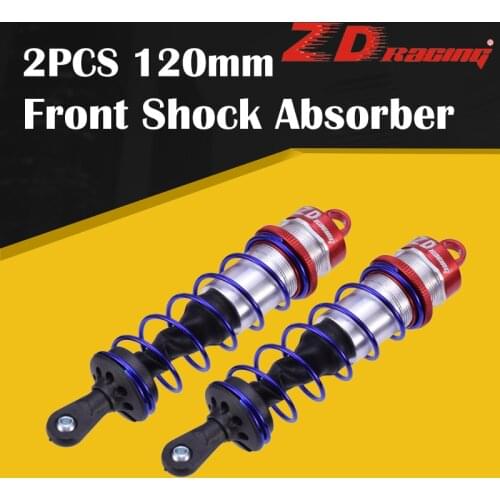 2pcs ZD Racing 120/143mm Front/Rear Shock Absorber Damper Suspension for 1/8 JLB HSP HPI Redcat Hobao RC Car Truck Buggy Truggy
