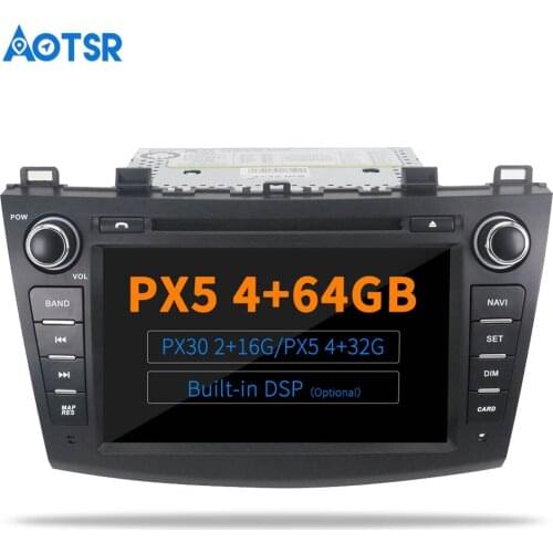 AOTSR Android 9.0 / 10.0 Radio For Mazda3 / Mazda 3 2009 2010 2011 2012 Car GPS Navigation 2 Din Bluetooth Player Dashboard