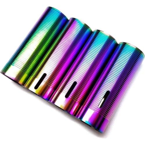 Competition Grade Stainless Steel Ported Bluing Cylinder Type 1/A Smooth Inner Wall V2/3 Airsoft AEG Gearbox Paintball Accessory