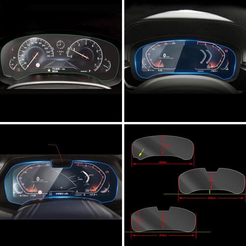 For BMW 5 Series G30 G31 2019 2020 2021 Car Dashboard Instrument Panel LCD Screen Tempered Glass Protective Film Anti Scratch