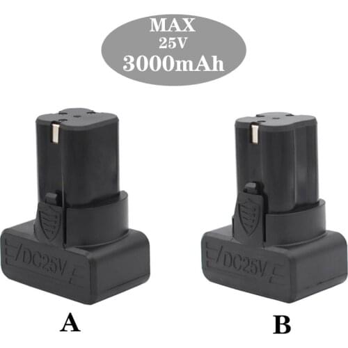 Large Capacity Lithium Battery 25V Electric Screwdriver Special Lithium Battery Rechargeable 18650 Battery Pack