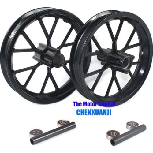 Free Shipping Super High Performance 222mm Front and Rear Tire Aluminium Alloy Wheel Rim Fit for 49cc Mini Moto Pocket Dirt Bike