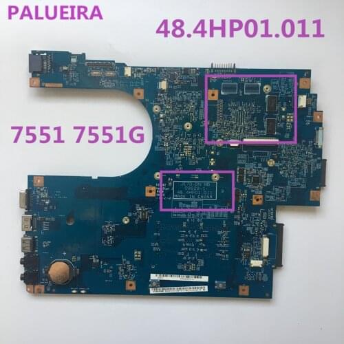 PALUBEIRA JE70-DN MB 09929-1 48.4HP01.011 MBBKM01001 WITH 4 VGA Chip Main board For acer aspire 7551 7551G laptop motherboard