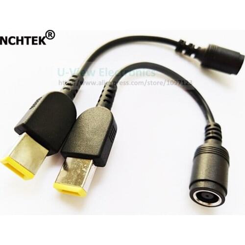 NCHTEK DC 7.9x5.5mm Female To Quadrate Square Power Charger Converter Cable For Thinkpad X1 CARBON YOGA13/Free Shipping/15PCS