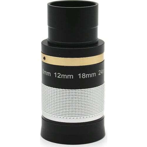 Oujin universal astronomical telescope accessories 8-24mm zoom eyepiece all metal continuous 1.25 inch zoom HD telescope eyepiec