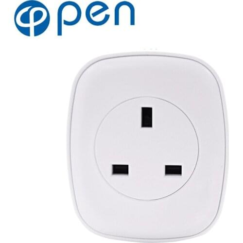 OPSA-001 10A Wifi Smart Switch Power Plug Socket UK 220V Wireless Light Outlet Timer Remote Control Support Alexa Google Home