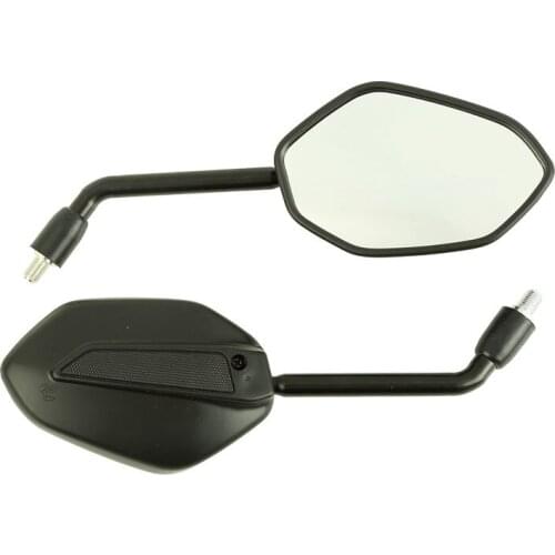 Universal 10mm Motorcycle Right Left Side Back Mirror Assy Scooter E-Bike Rearview Right/Left Hand Thread OEM for HONDA
