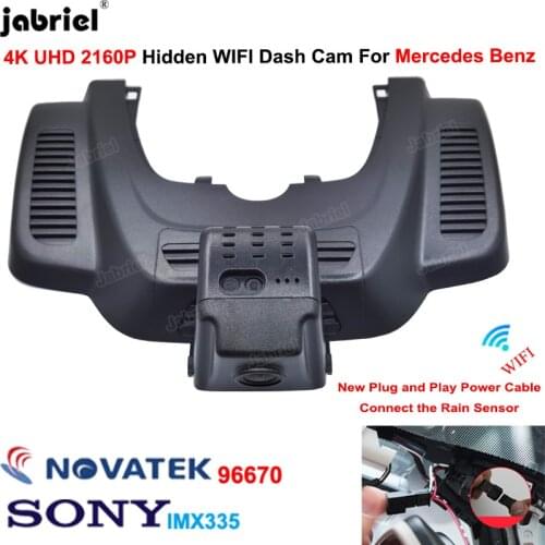 4K Dashcam 2160P Plug And Play Wifi Car Dvr Dash Cam Cameras for Mercedes Benz GLE w166 GLS x166 GLE 350 400 450 500 43 53 63