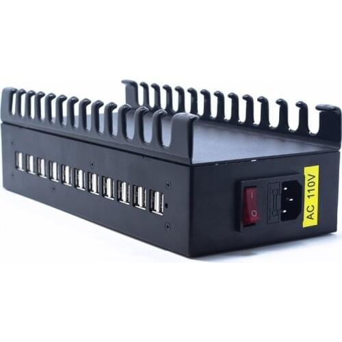 High Power 22 Ports USB Charger 40 Ports Multi Charger 80 Port USB Hub Fast 100 Ports Charging Station For Phone tablet PC
