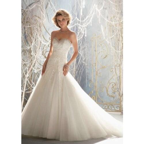 Free Shipping Modern Beaded Sweetheart Lace Long Lace Vintage Bridal 2018 Mother of the Bride Dresses