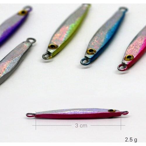 Fishing Hard Bait Lead Fish Lure Casting Spoon Metal Jig 2.5g Spinner Accessories